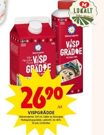 ICA Kvantum Vispgrädde erbjuda