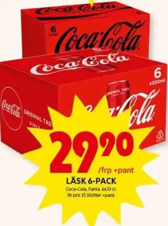 ICA Kvantum Läsk 6-Pack erbjuda
