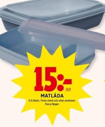 ICA Kvantum Matlåda erbjuda