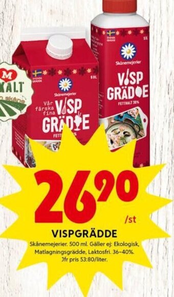 ICA Kvantum Vispgrädde erbjuda