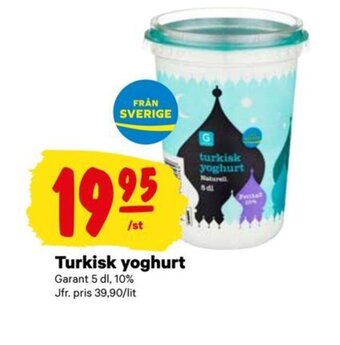 City Gross Turkisk Yoghurt erbjuda
