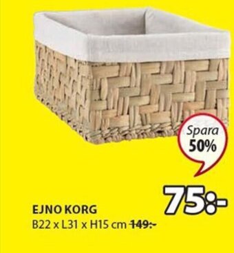 JYSK Ejno Korg erbjuda