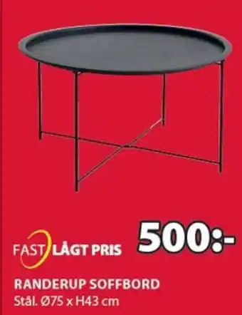 JYSK Randerup Soffbord erbjuda