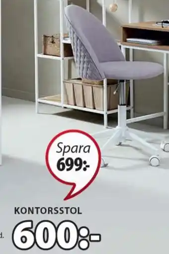 JYSK Kokkedal Kontorstol erbjuda