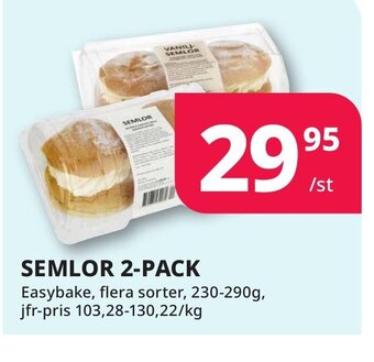 Bingebyhallen Semlor 2-Pack erbjuda