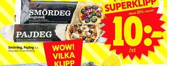 Smördeg, Pajdeg