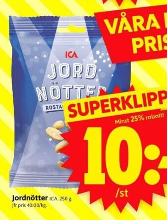 ICA Supermarket Jordnötter erbjuda