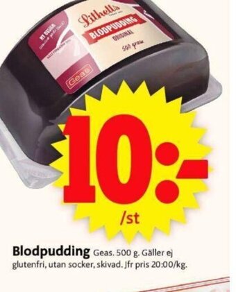 ICA Supermarket Blodpudding erbjuda