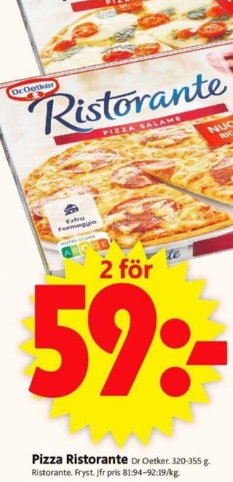 ICA Supermarket Pizza Ristorante erbjuda