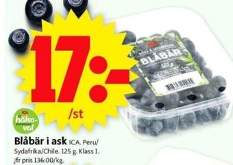 ICA Supermarket Blåbär i Ask erbjuda