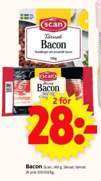 ICA Supermarket Bacon erbjuda