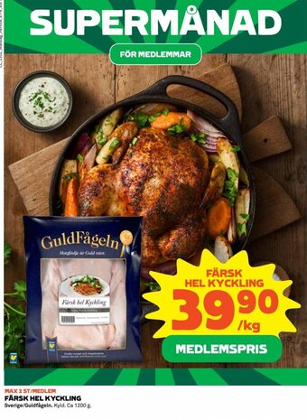 Coop Färsk Hel Kyckling erbjuda