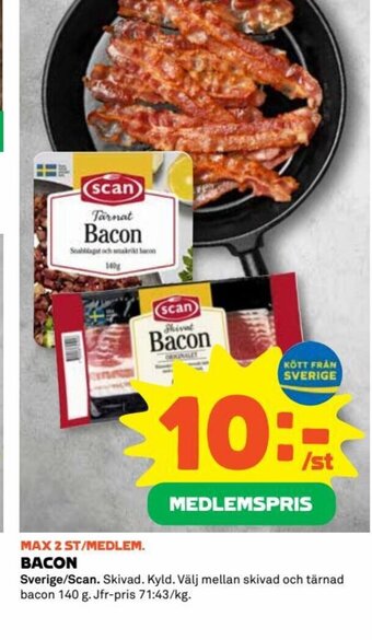 Coop Bacon erbjuda