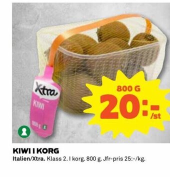 Coop Kiwi i Korg erbjuda