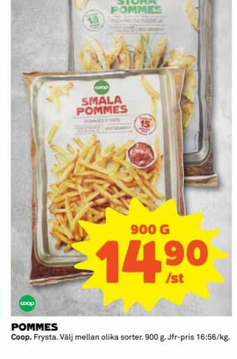 Coop Pommes erbjuda