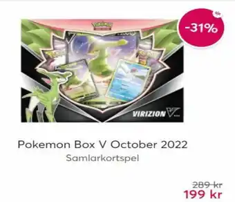 Pokemon Box V October 2022