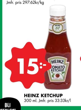 ÖoB Heinz ketchup erbjuda