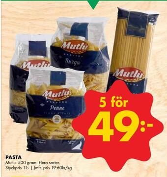 ÖoB Pasta erbjuda
