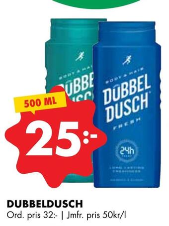 ÖoB Dubbeldusch erbjuda