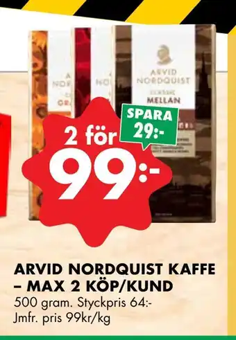 Arvid nordquist kaffe