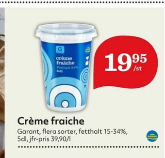 Hemköp Garant Crème fraiche erbjuda