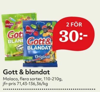 Hemköp Gott & Blandat Godispåsar erbjuda
