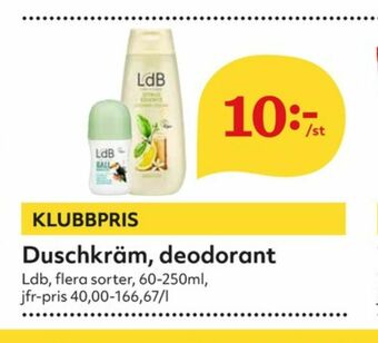 Hemköp LdB Deodorant erbjuda