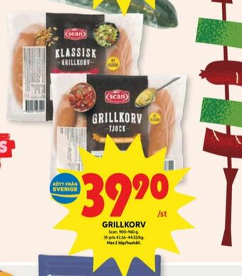 ICA Kvantum Scan Grillkorv erbjuda