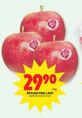 ICA Kvantum Pink Lady Äpplen erbjuda