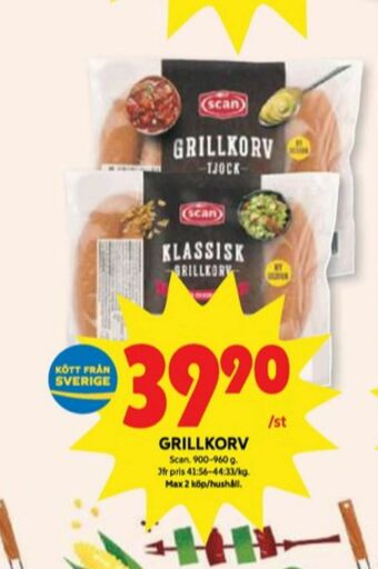 ICA Kvantum Scan Grillkorv erbjuda