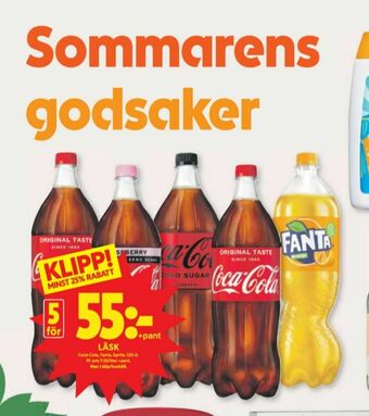 ICA Kvantum Coca Cola Zero Raspberry Läskedryck erbjuda