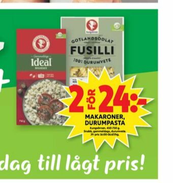 ICA Maxi Kungsörnen Pasta sorterad erbjuda