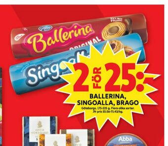 ICA Maxi Ballerina Kaffekex erbjuda