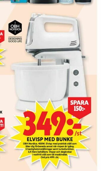 ICA Maxi OBH Nordica Elvisp erbjuda