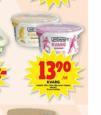 ICA Maxi Lindahls Kvarg erbjuda