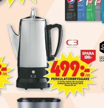ICA Maxi C3 Perkulatorbryggare erbjuda