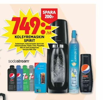 ICA Maxi Sodastream Kolsyremaskin erbjuda