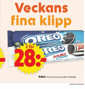 ICA Supermarket Oreo Kaffekex erbjuda