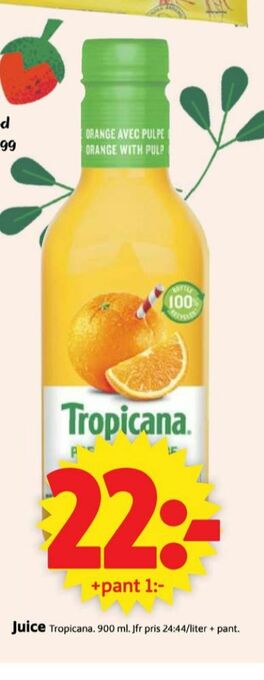 ICA Supermarket Tropicana Juice erbjuda