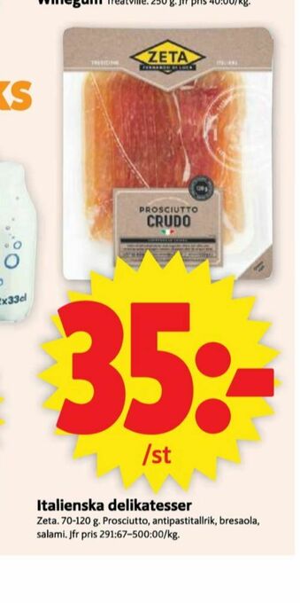 ICA Supermarket Zeta Salami erbjuda