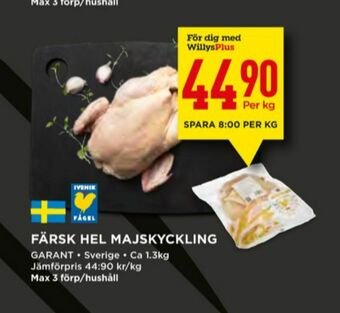 Willys Garant Kyckling erbjuda