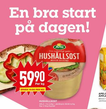 Willys Arla Hushållsost erbjuda