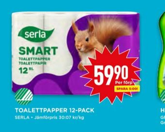 Willys Smart Toalettpapper erbjuda