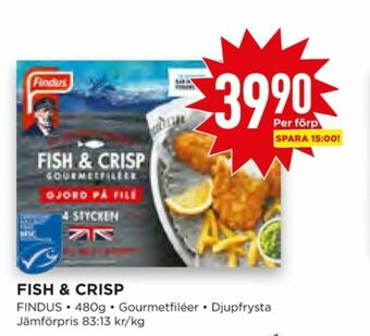 Willys Findus Fiskrätter erbjuda