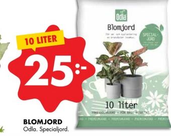 ÖoB Odla blomjord erbjuda