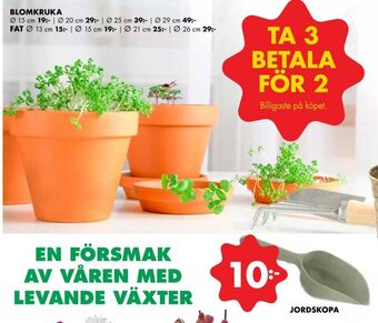 ÖoB Odla handredskap erbjuda