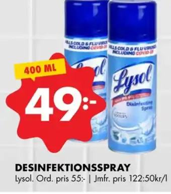 Lysol desinfiktionsmedel