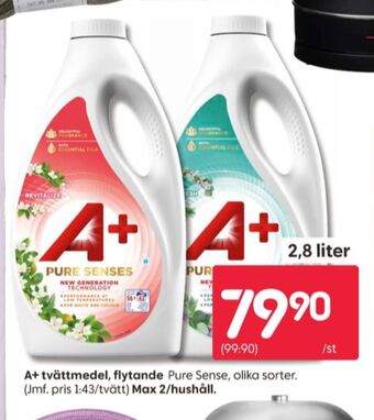 Rusta A+ tvättmedel flytande erbjuda
