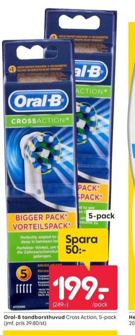 Rusta Braun oral-b borstar el-tandborste erbjuda