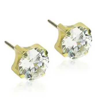 LloydsApotek Blomdahl örhängen bm gt tiffany 4mm cz white, 1 par erbjuda
